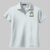 L469 Ladies Dri Mesh VNeck - Ladies Dri Mesh® V Neck Polo